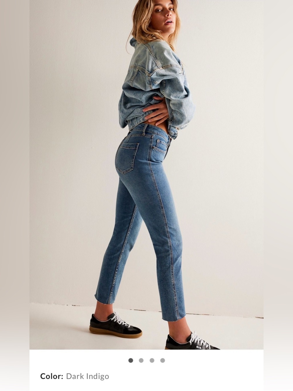 Free People We The Free CRVY high rise vintage stovepipe jeans